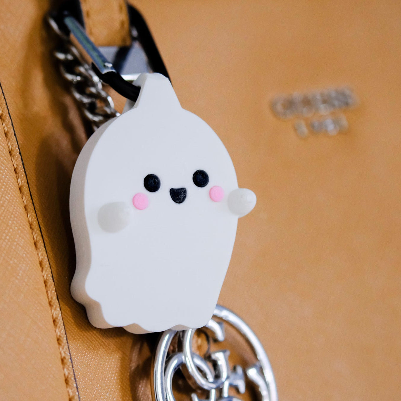 Kawaii Ghost Keychain