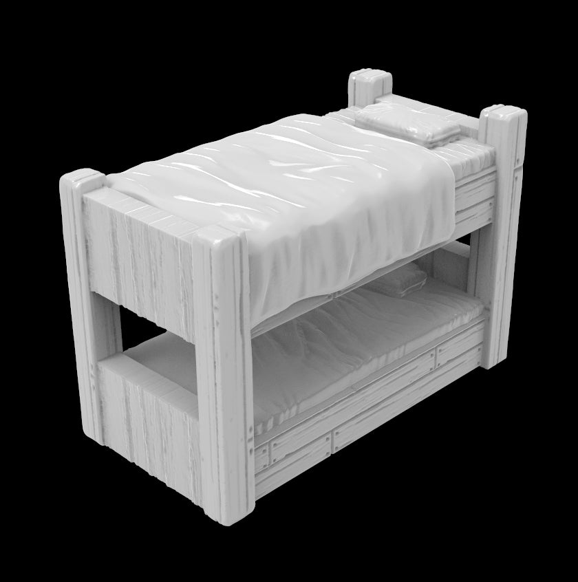 Bunk Bed - 32mm Miniature Terrain