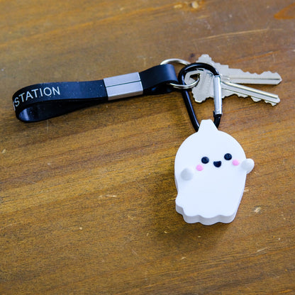 Kawaii Ghost Keychain