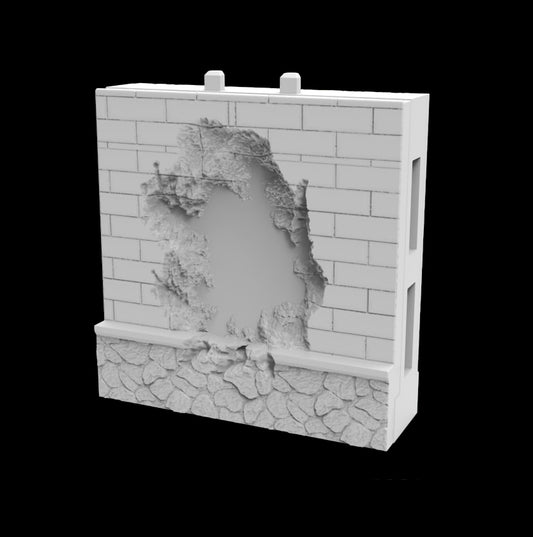 Lower Wall - Damaged
