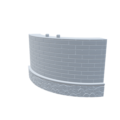 Lower Wall - Curved