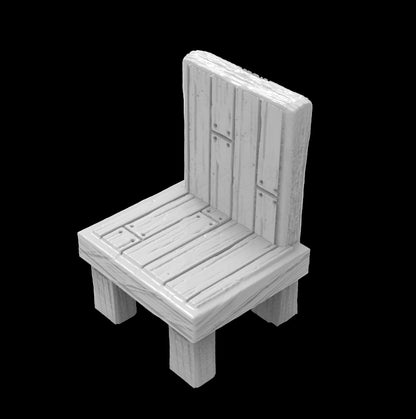 Chairs - 32mm Miniature Terrain